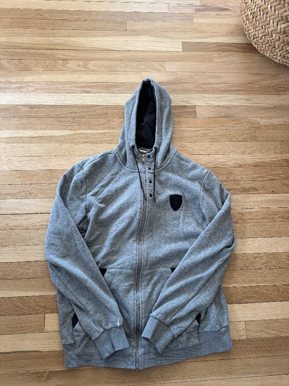 Ferrari F1 gray zip up